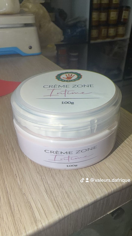 Crème zone intime