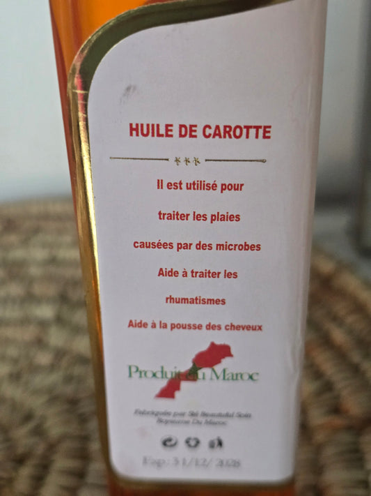 Huile de carotte