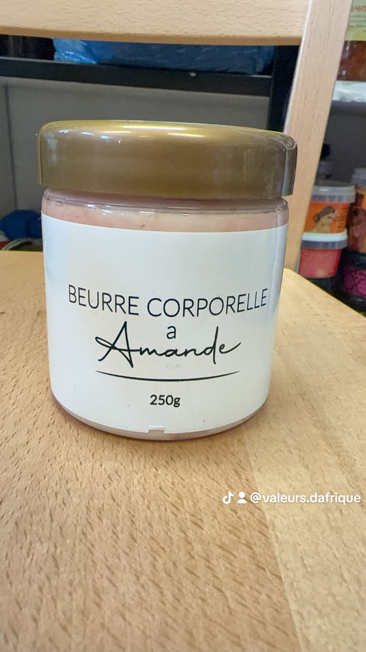 Beurre corporelle à amandes